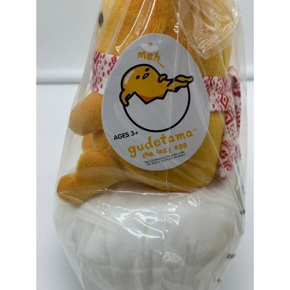 Gudetama the Lazy Egg Holiday 8" Plush - Picture 3 of 5